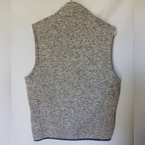 Beverly Hills Polo Club Fleece Zip Vest Size L Color Shades of Gray - Picture 2 of 8